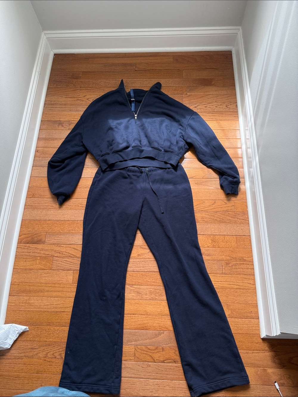 SKIMS - Women’s Navy Pull-On Lounge Jumpsuit